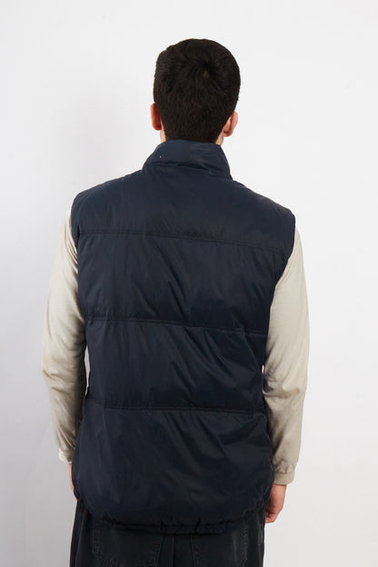 2000 Vintage Lacoste Metal Logo Puffer Vest (M/L)
