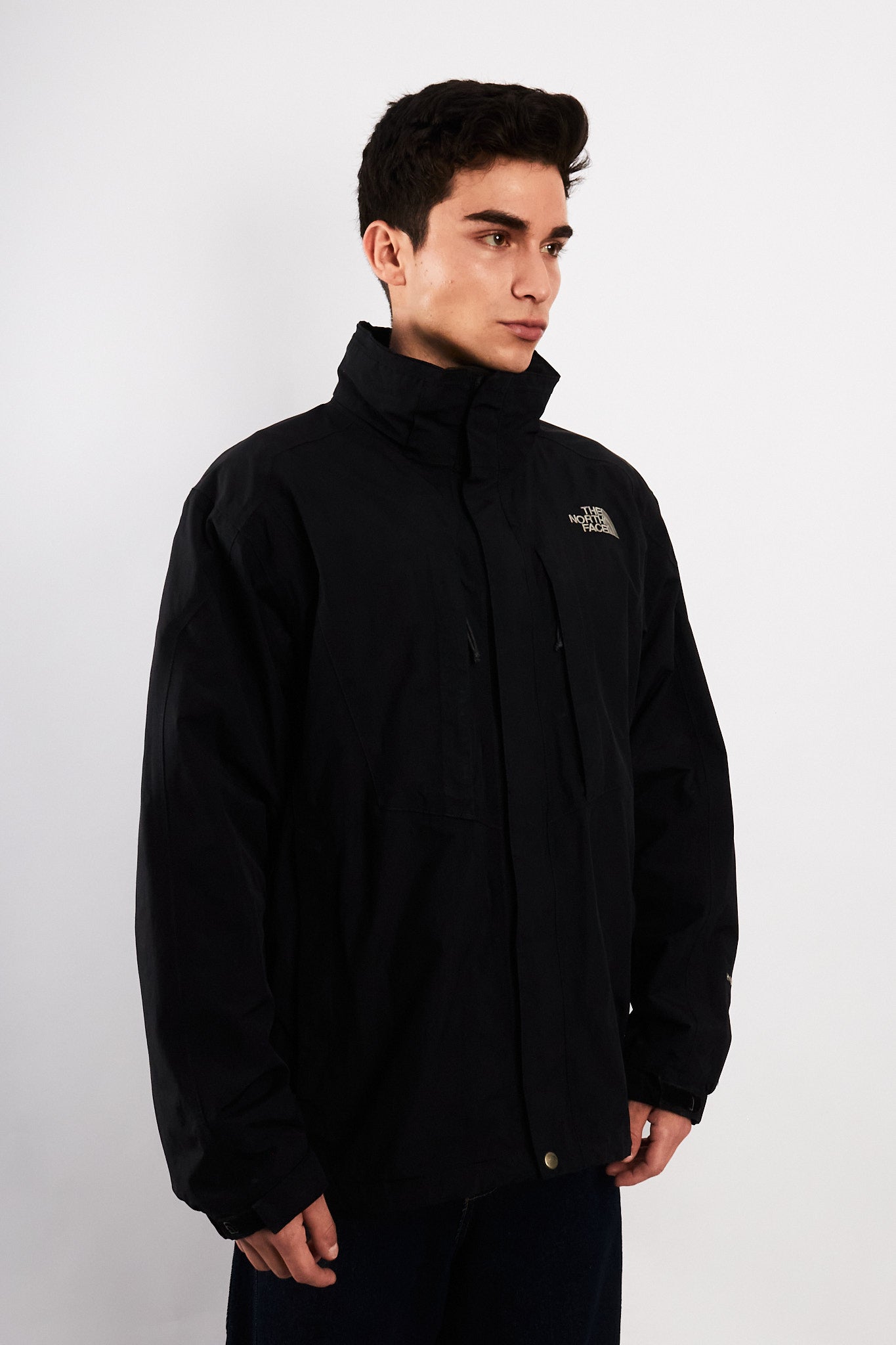 2000 Vintage The North Face Gorpcore Impermeable Black Jacket (M/L)