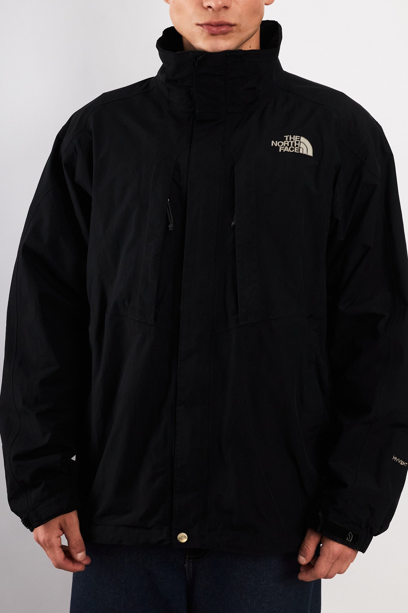 2000 Vintage The North Face Gorpcore Impermeable Black Jacket (M/L)