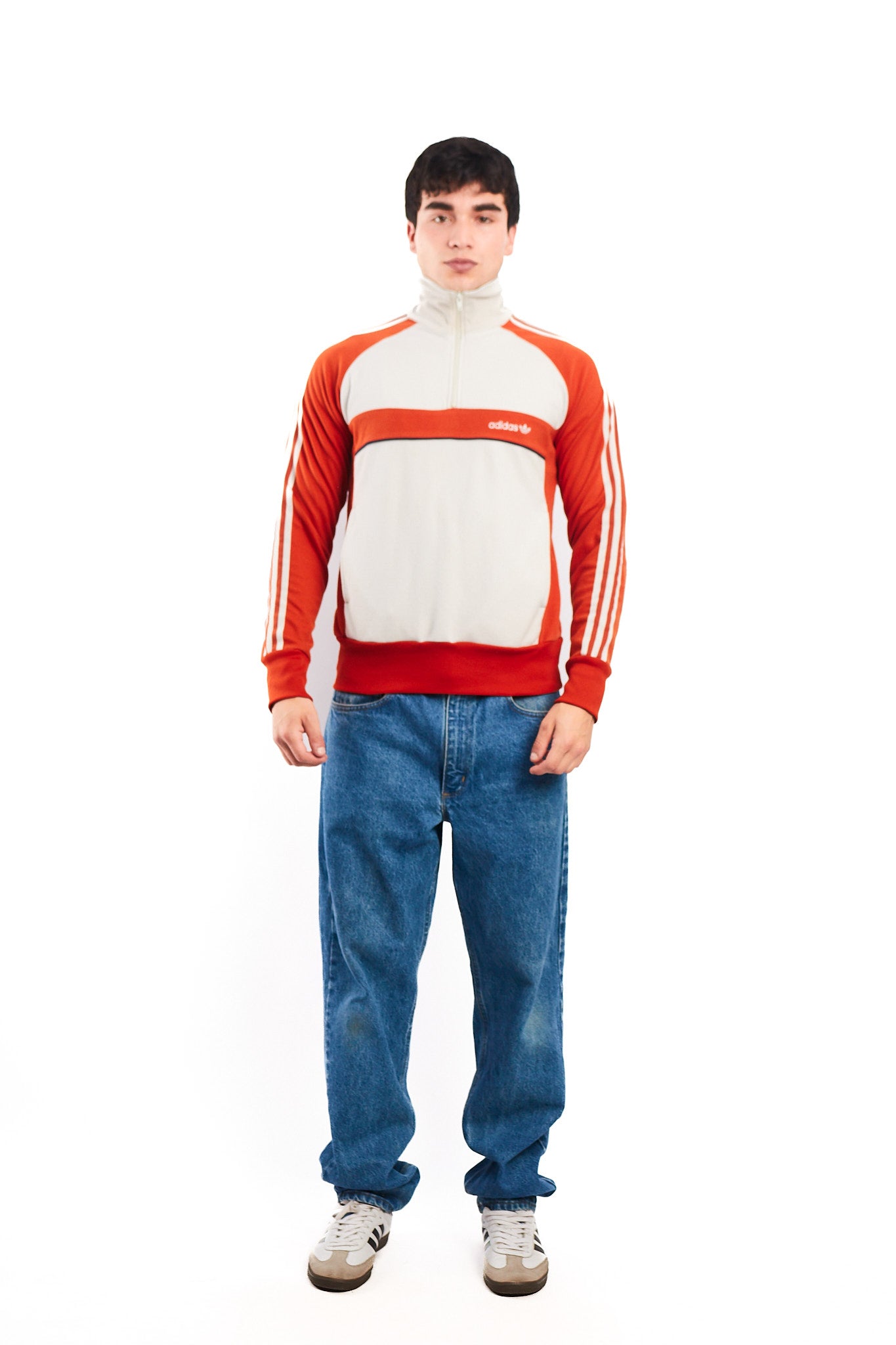 2000 Vintage Adidas Quarter Zip (S)