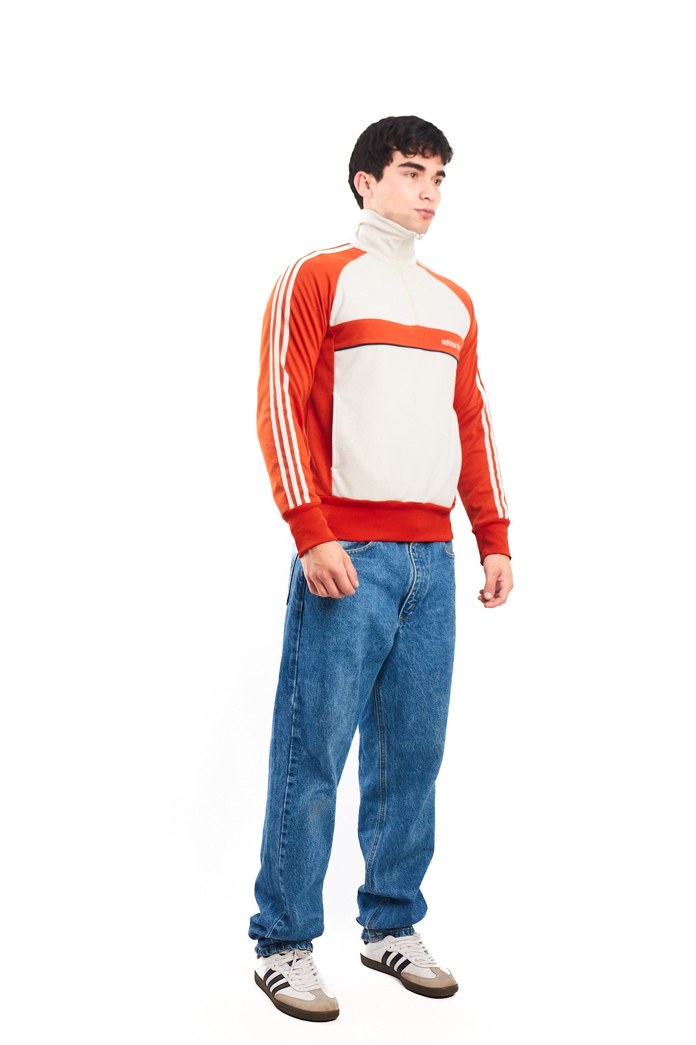 2000 Vintage Adidas Quarter Zip (S)