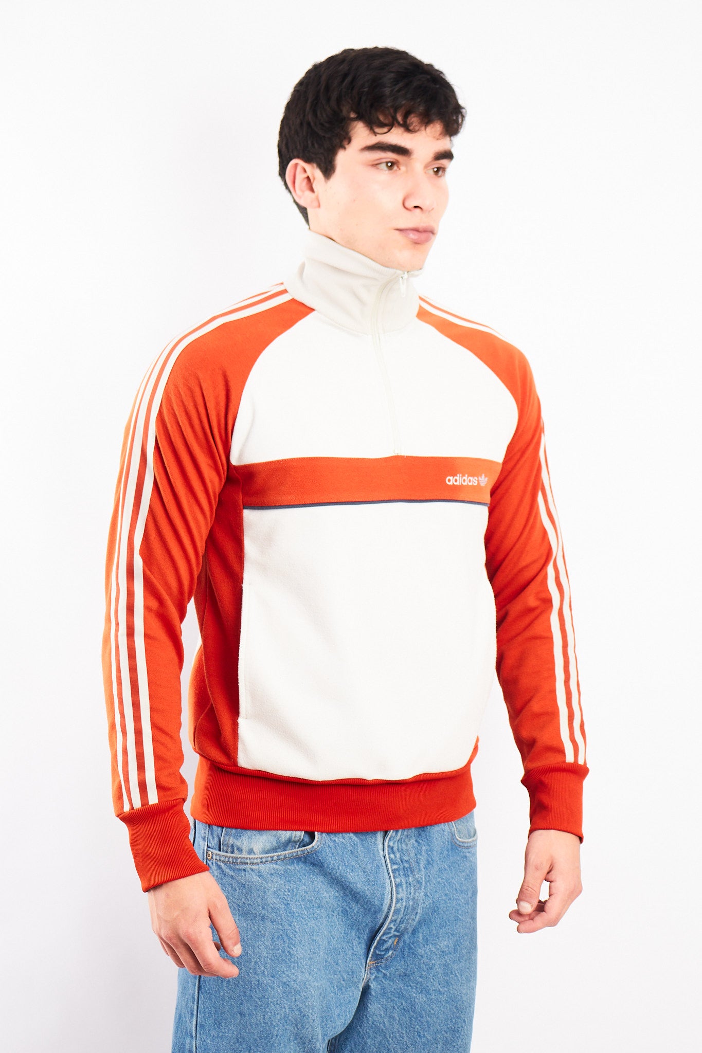 2000 Vintage Adidas Quarter Zip (S)