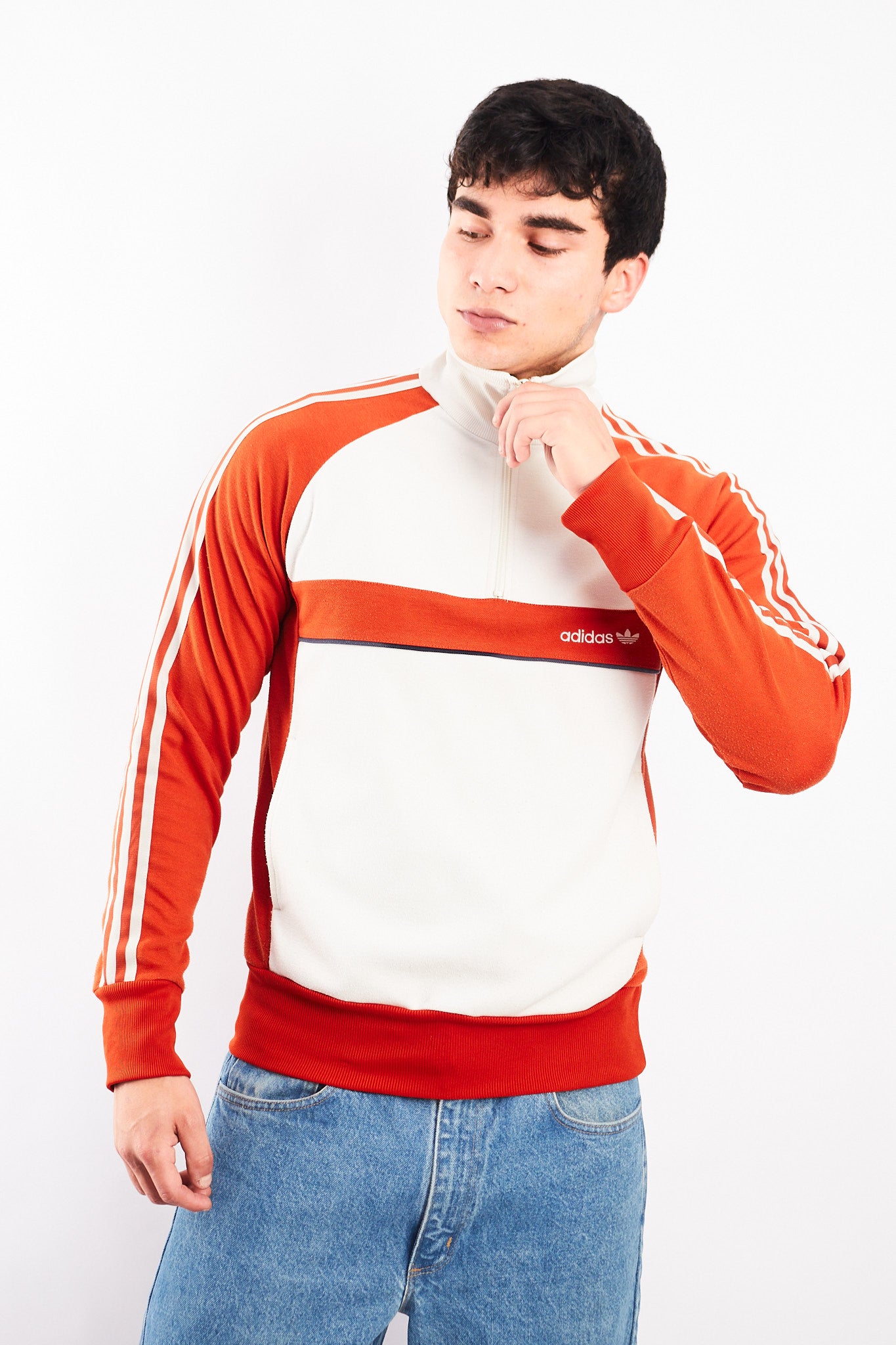 2000 Vintage Adidas Quarter Zip (S)