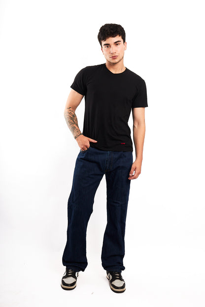 2000 Levi's Night Blue 501 Classic Fit Jean (34)
