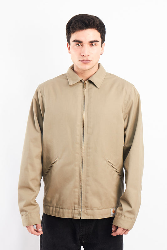 Vintage Carhartt J293 Khakhi Workwear "Eisenhower" Jacket (M/L)