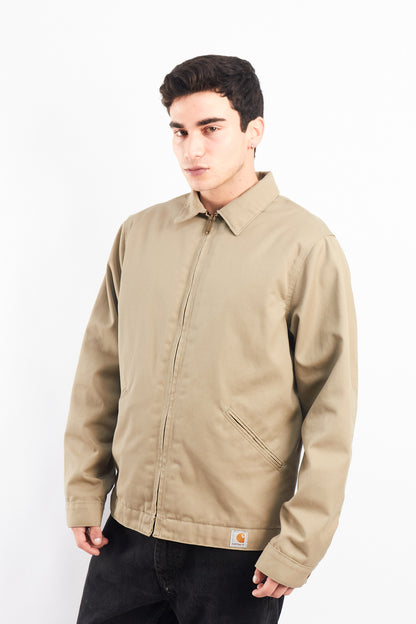 Vintage Carhartt J293 Khakhi Workwear "Eisenhower" Jacket (M/L)