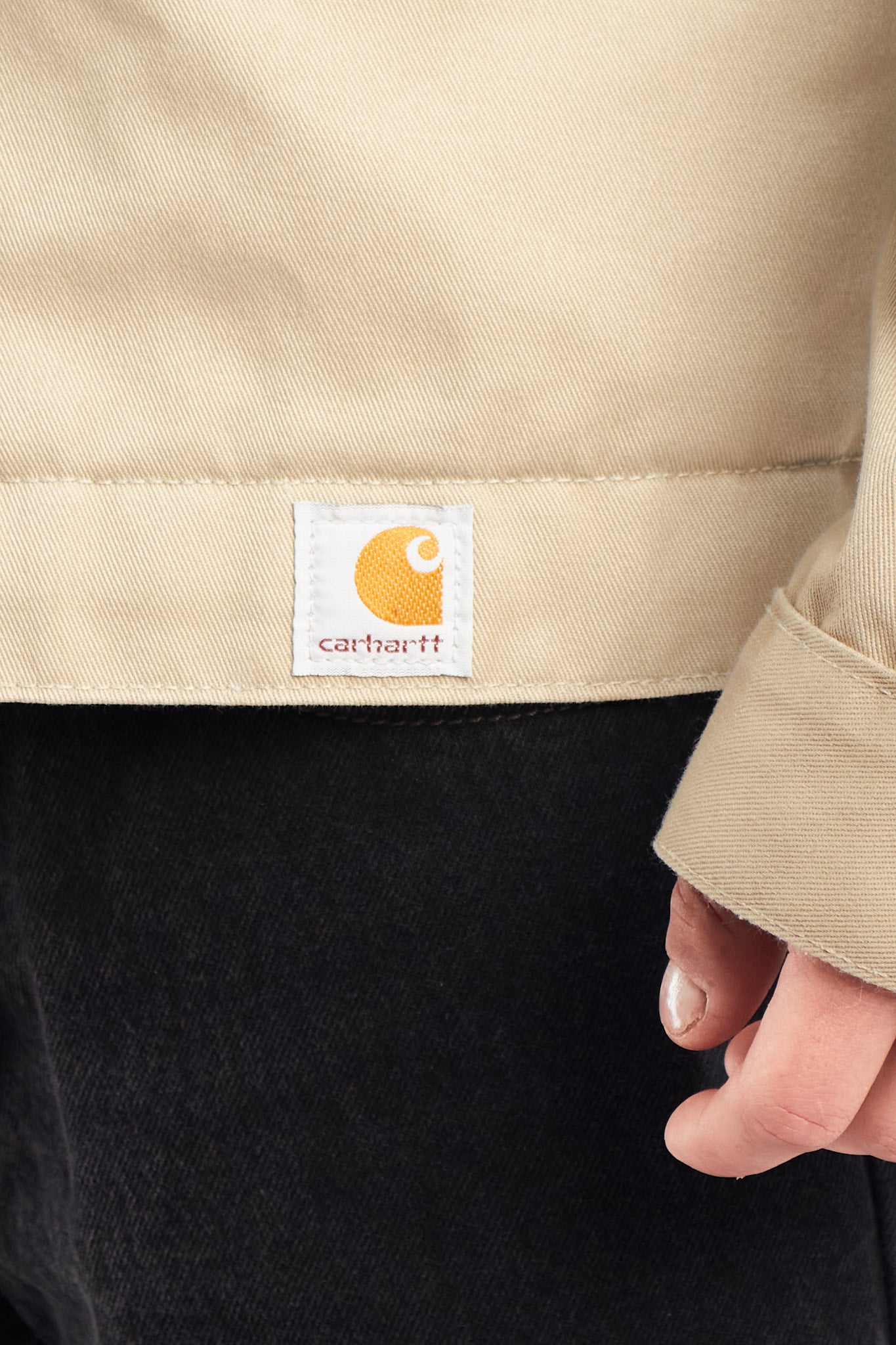 Vintage Carhartt J293 Khakhi Workwear "Eisenhower" Jacket (M/L)
