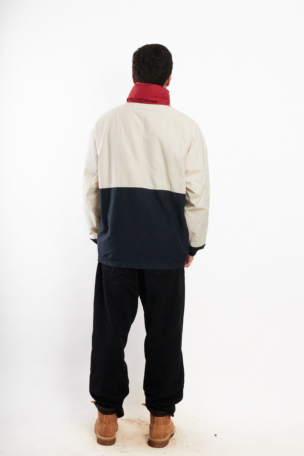 1990 Vintage Nautica Colorblock Spellout Jacket (L/XL)