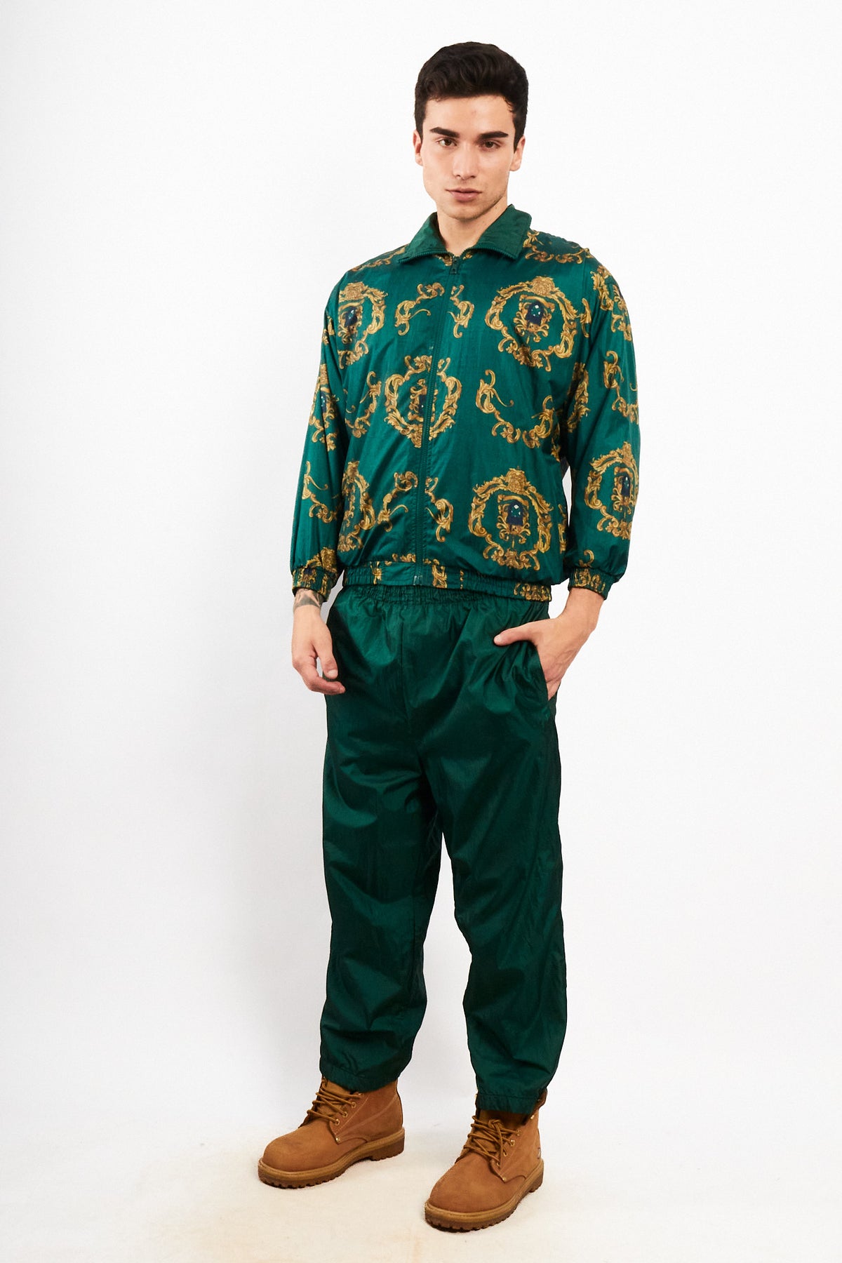 1980 Slyde Vintage Barroque Emerald Tracksuit (S/M)