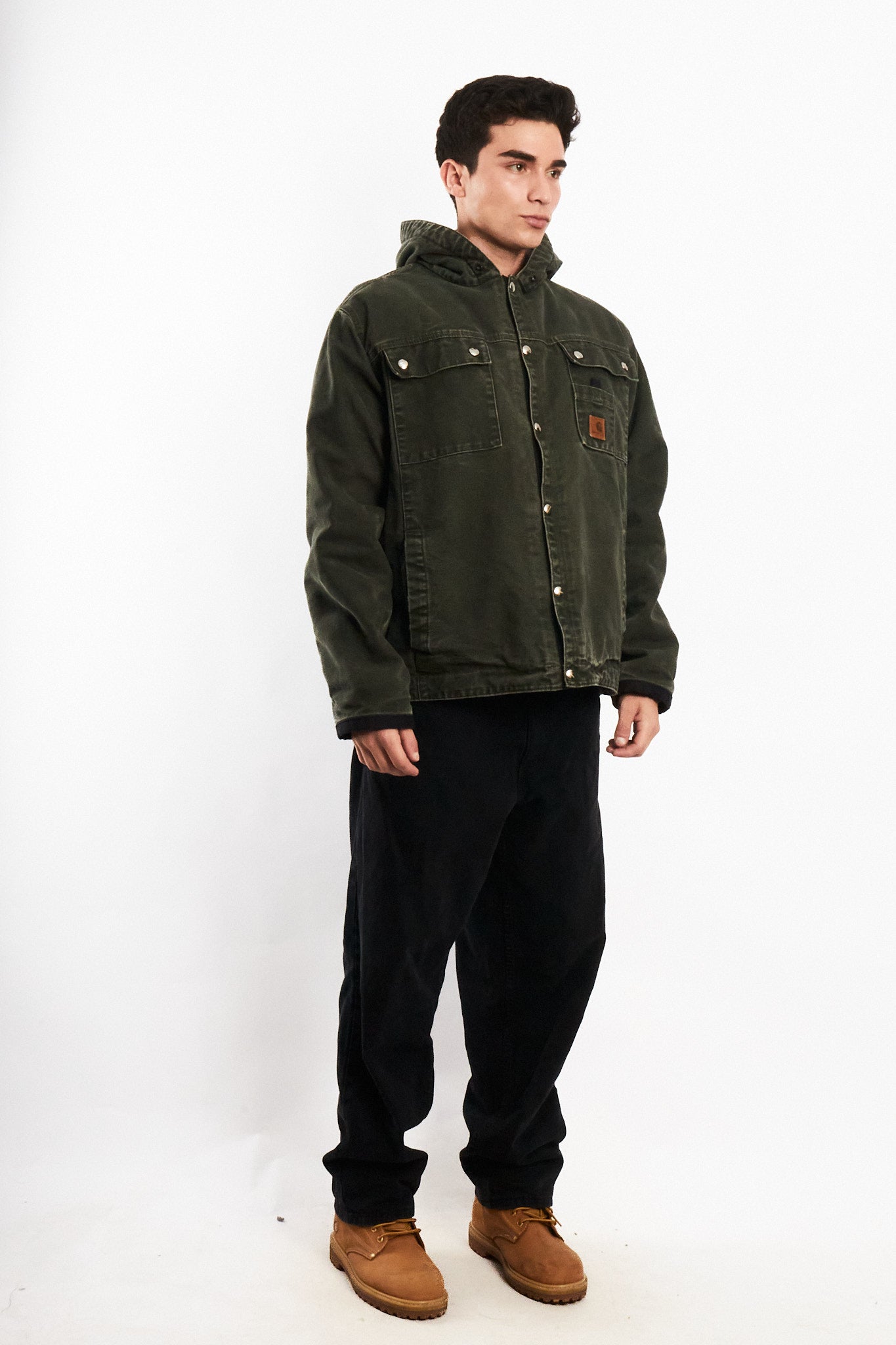 2000 Vintage Carhartt J284 Moss Green Sandstone Sierra Jacket (M/L)
