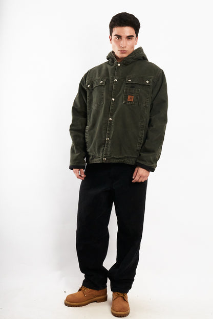 2000 Vintage Carhartt J284 Moss Green Sandstone Sierra Jacket (M/L)