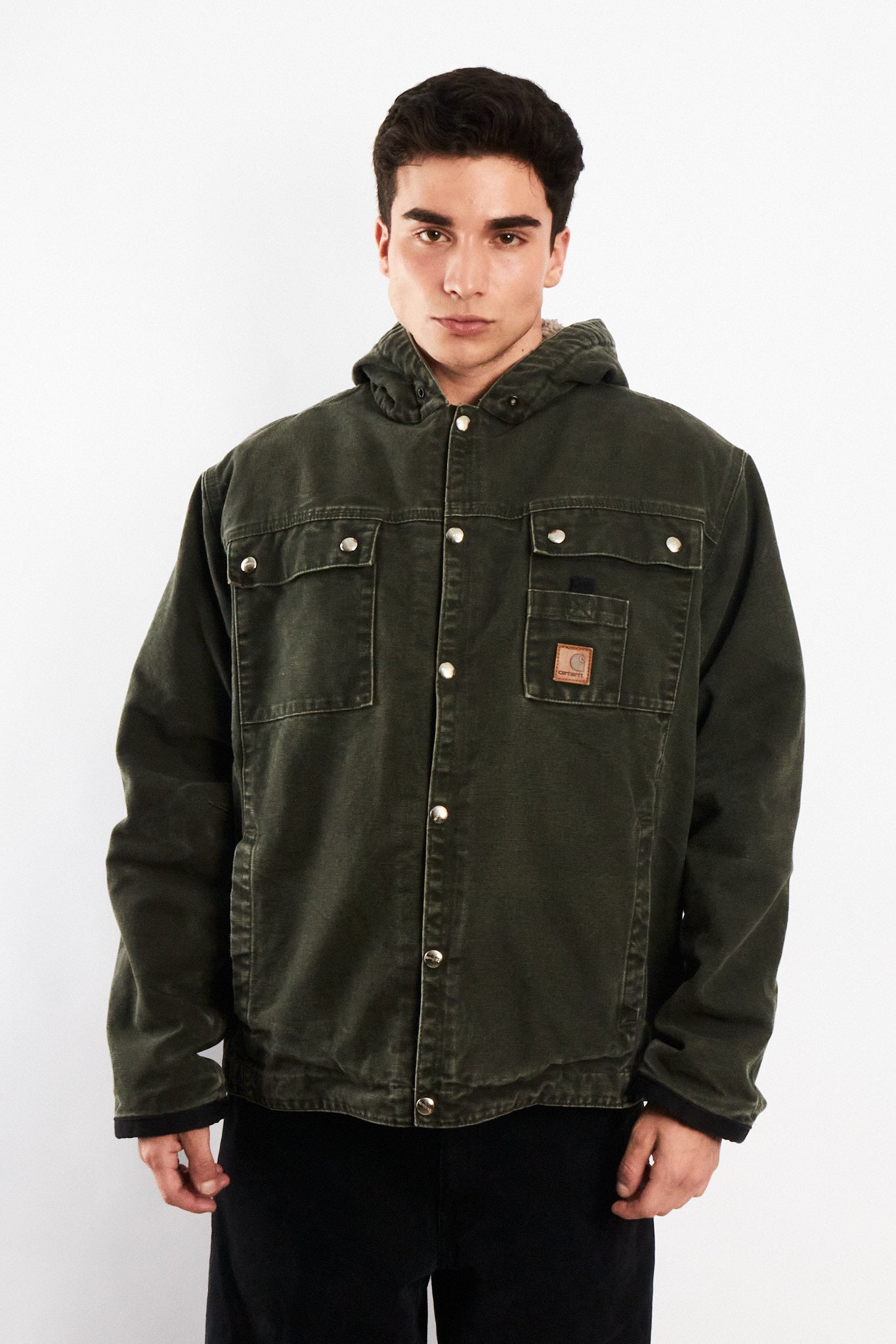 2000 Vintage Carhartt J284 Moss Green Sandstone Sierra Jacket (M/L)