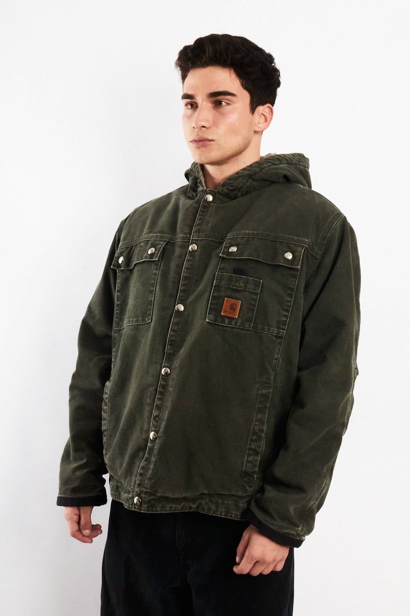 2000 Vintage Carhartt J284 Moss Green Sandstone Sierra Jacket (M/L)