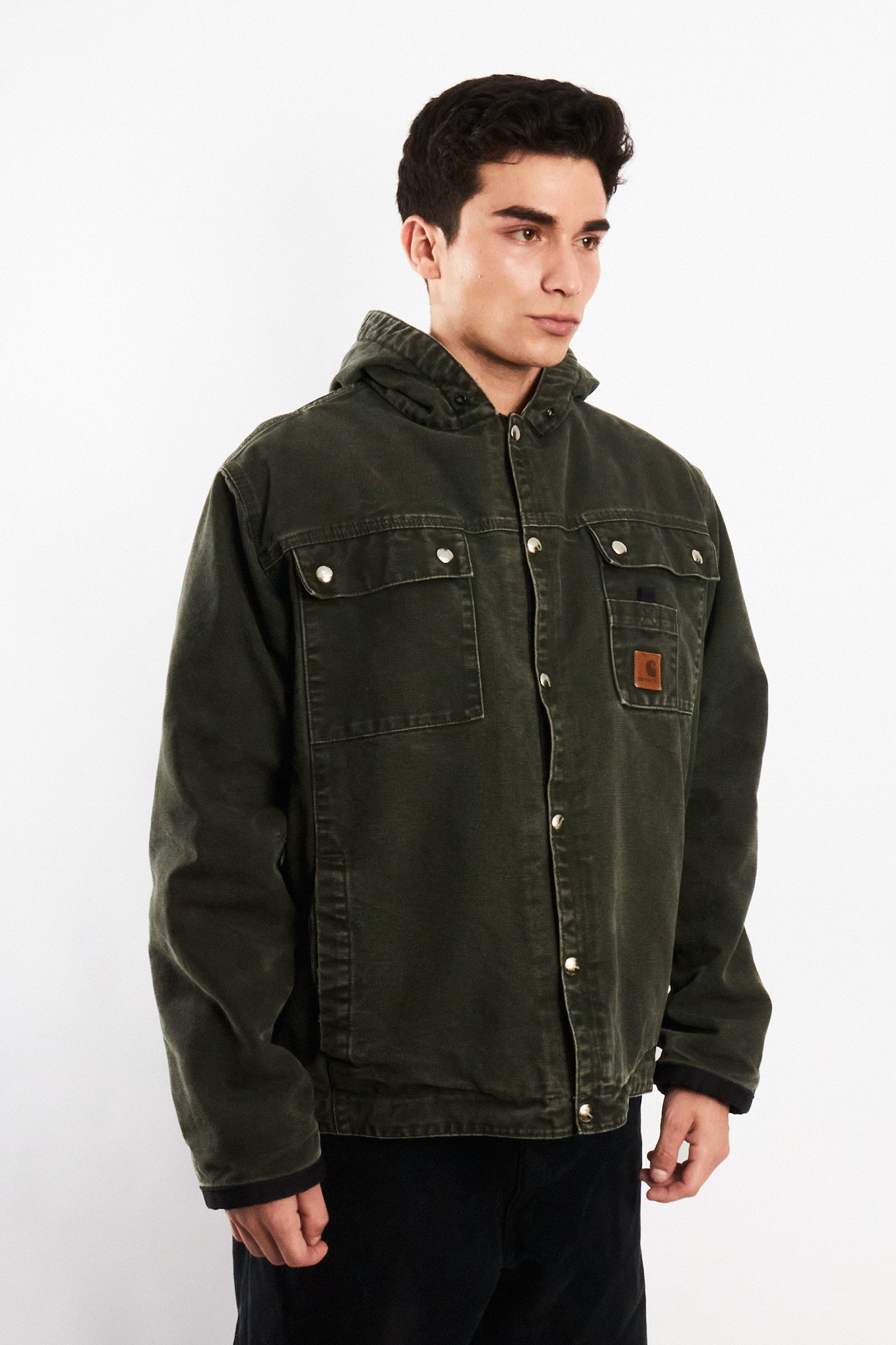 2000 Vintage Carhartt J284 Moss Green Sandstone Sierra Jacket (M/L)