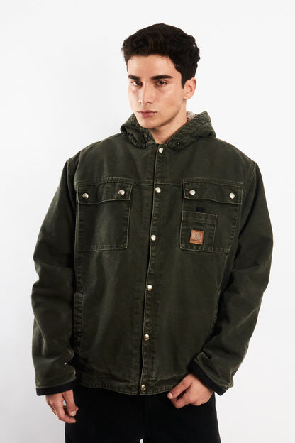 2000 Vintage Carhartt J284 Moss Green Sandstone Sierra Jacket (M/L)