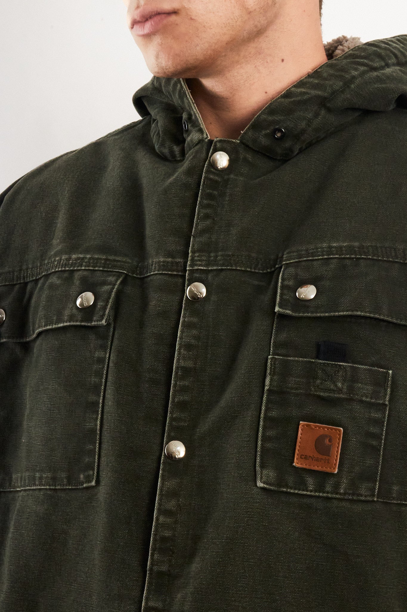 2000 Vintage Carhartt J284 Moss Green Sandstone Sierra Jacket (M/L)