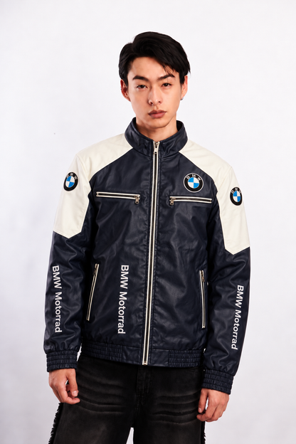 BMW Motorrad Vegan Leather Racer Jacket