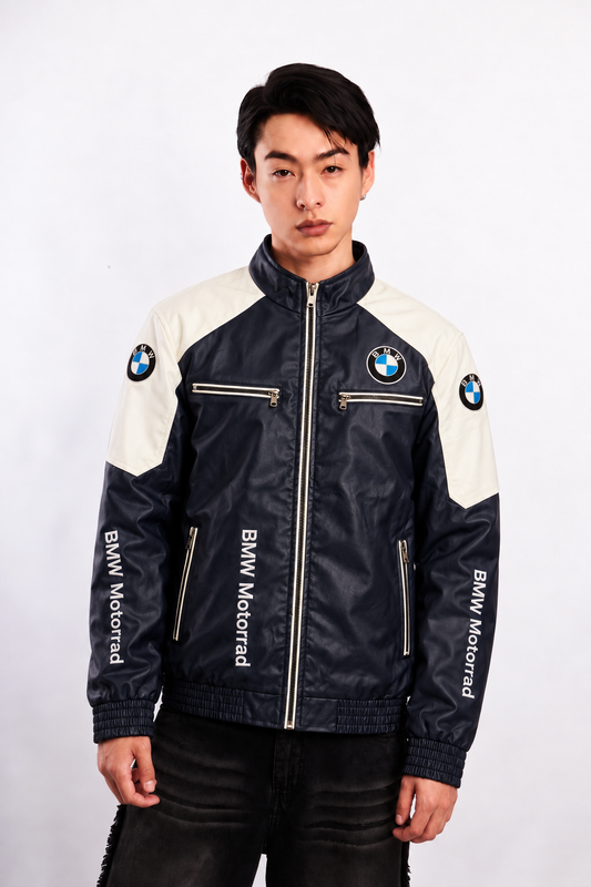 BMW Motorrad Vegan Leather Racer Jacket