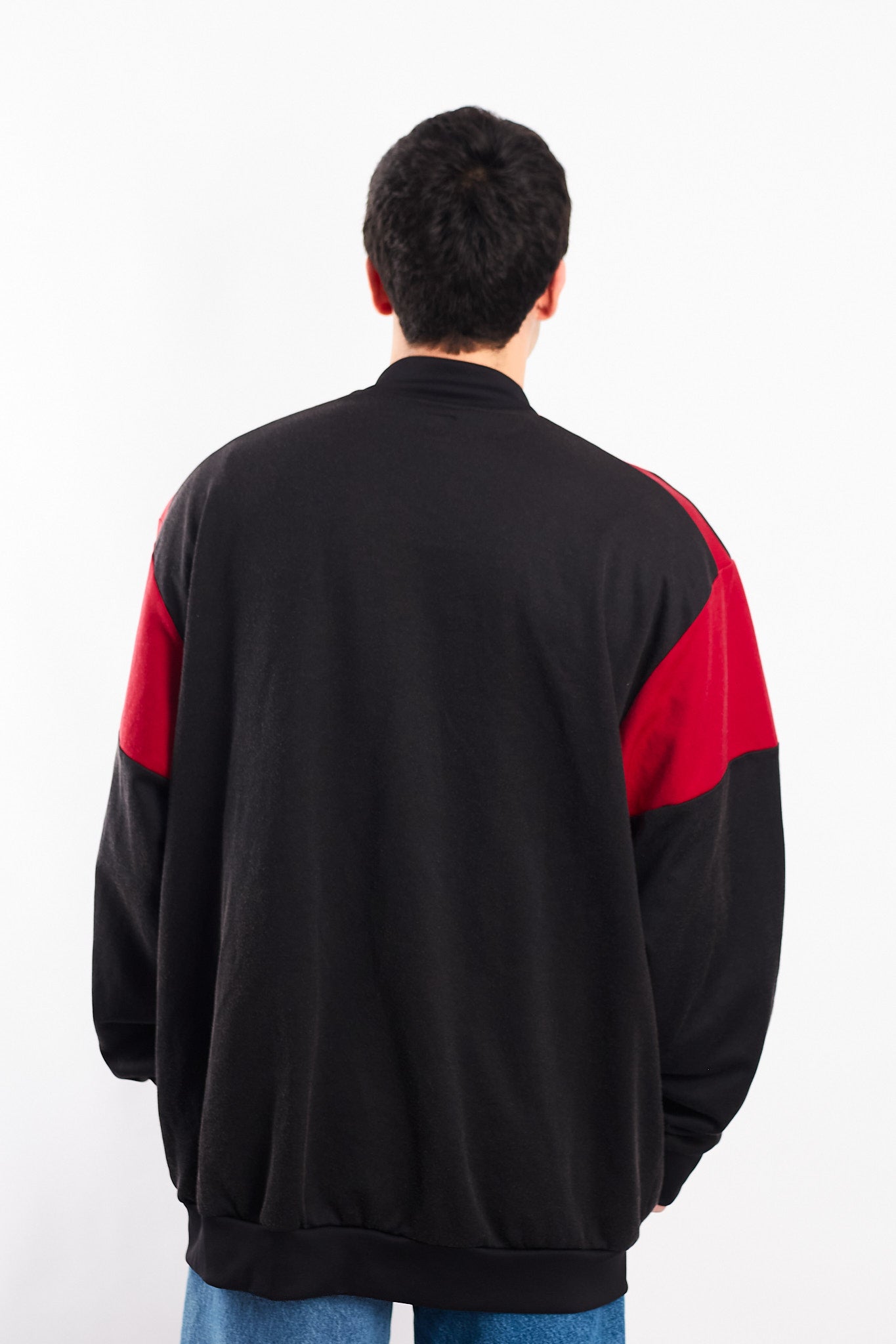 2000 Vintage Adidas Black and Red Jacket (XL(XXL)