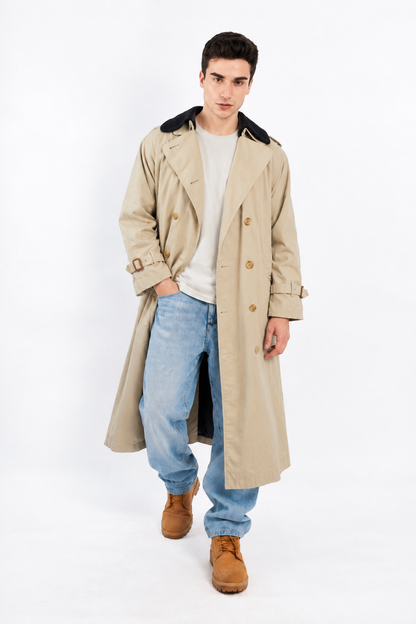 1990 Vintage Burberry's of London Beige Trench Coat (M/L)
