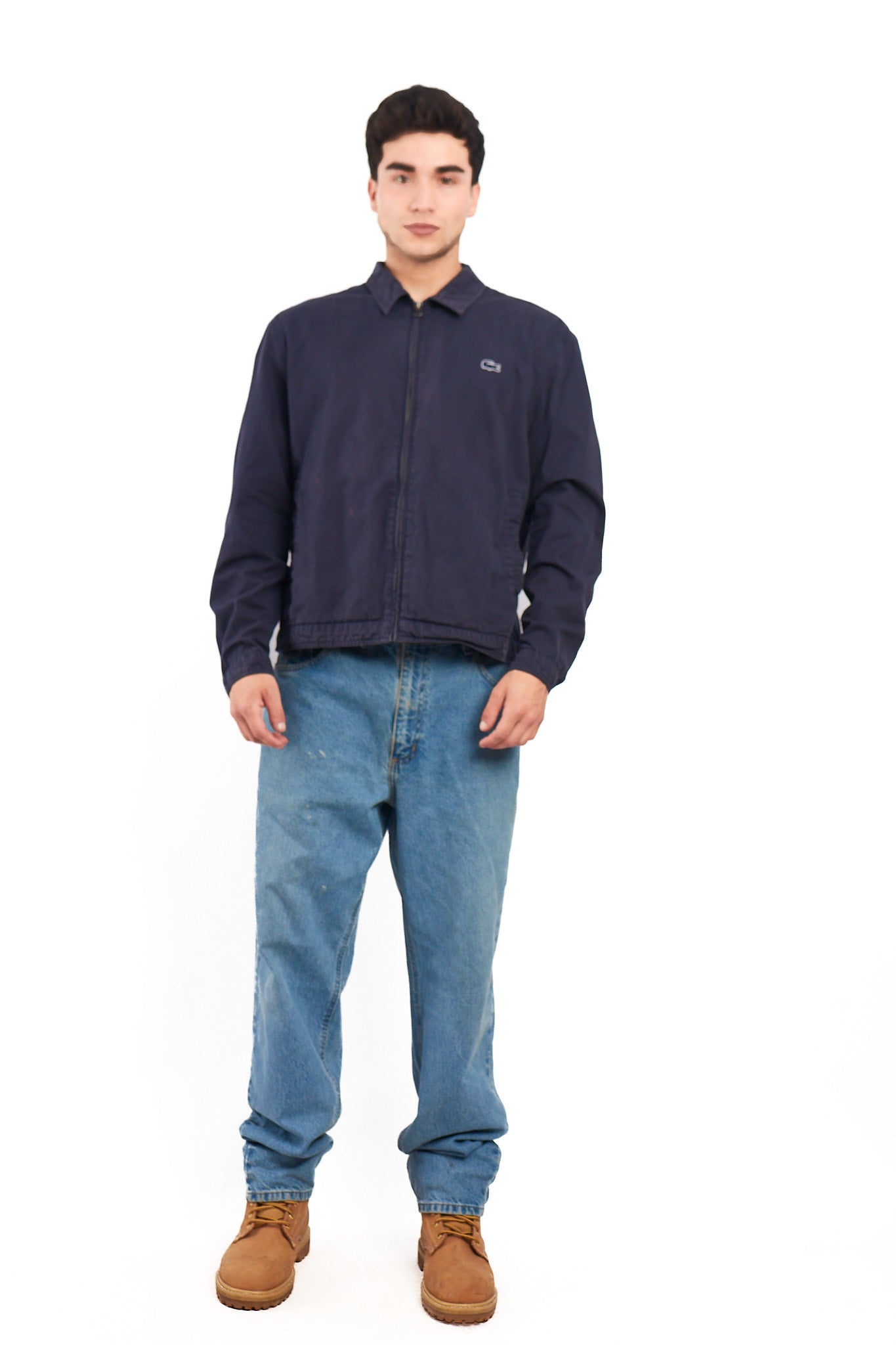 2000 Lacoste Navvy Harrington Jacket (M)