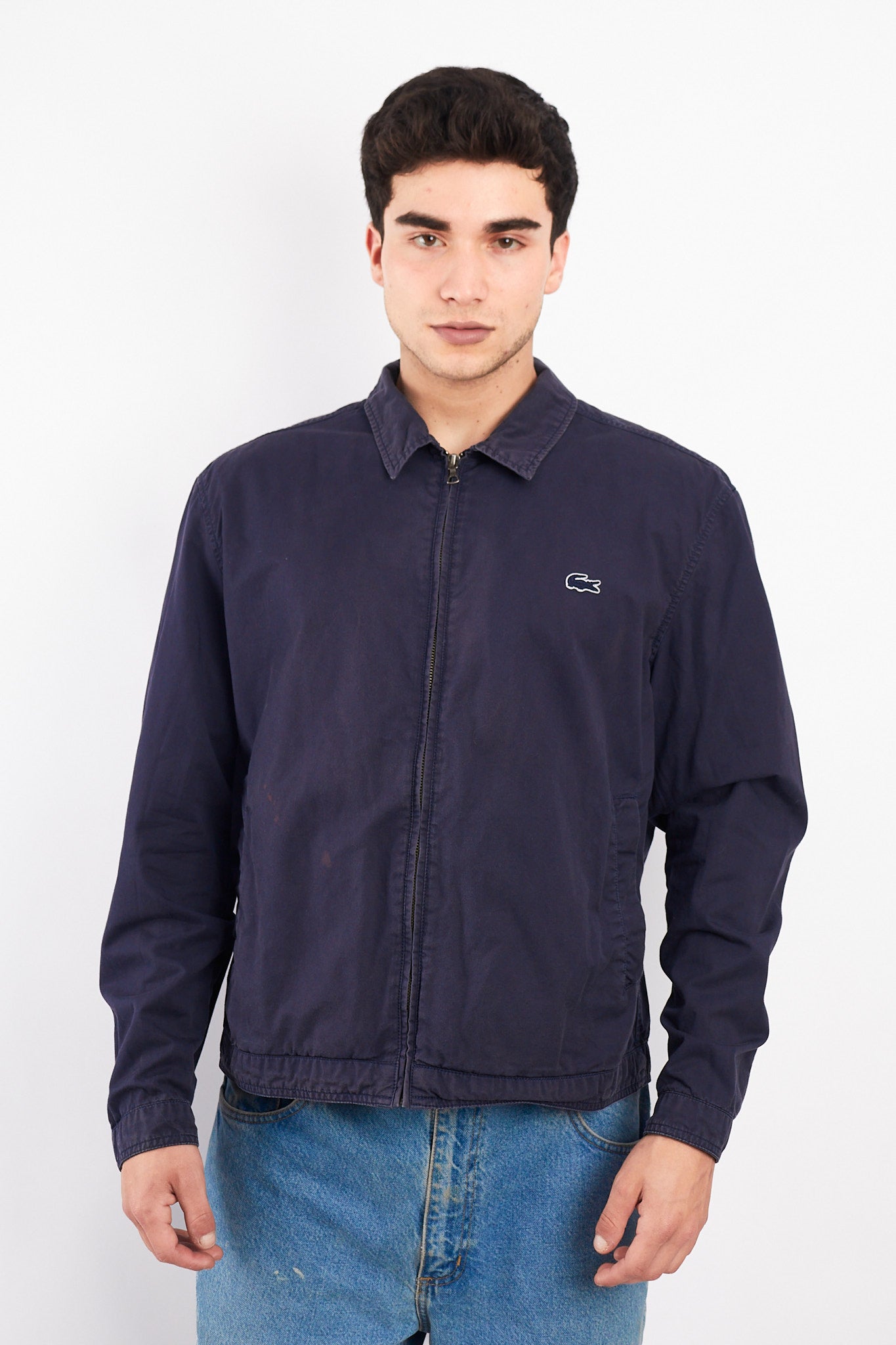 2000 Lacoste Navvy Harrington Jacket (M)