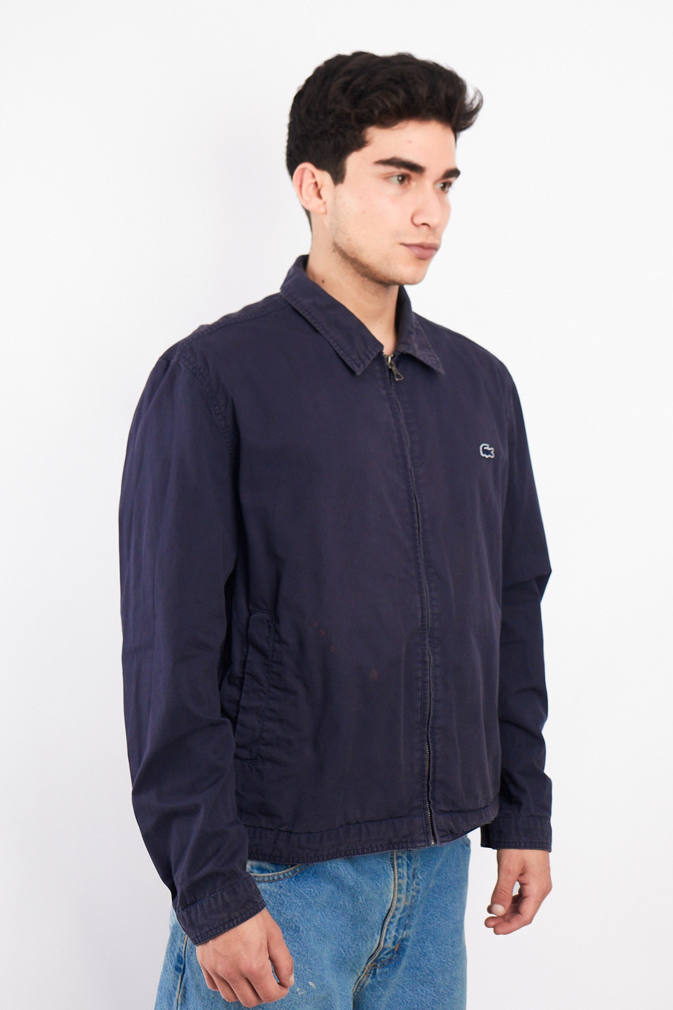 2000 Lacoste Navvy Harrington Jacket (M)