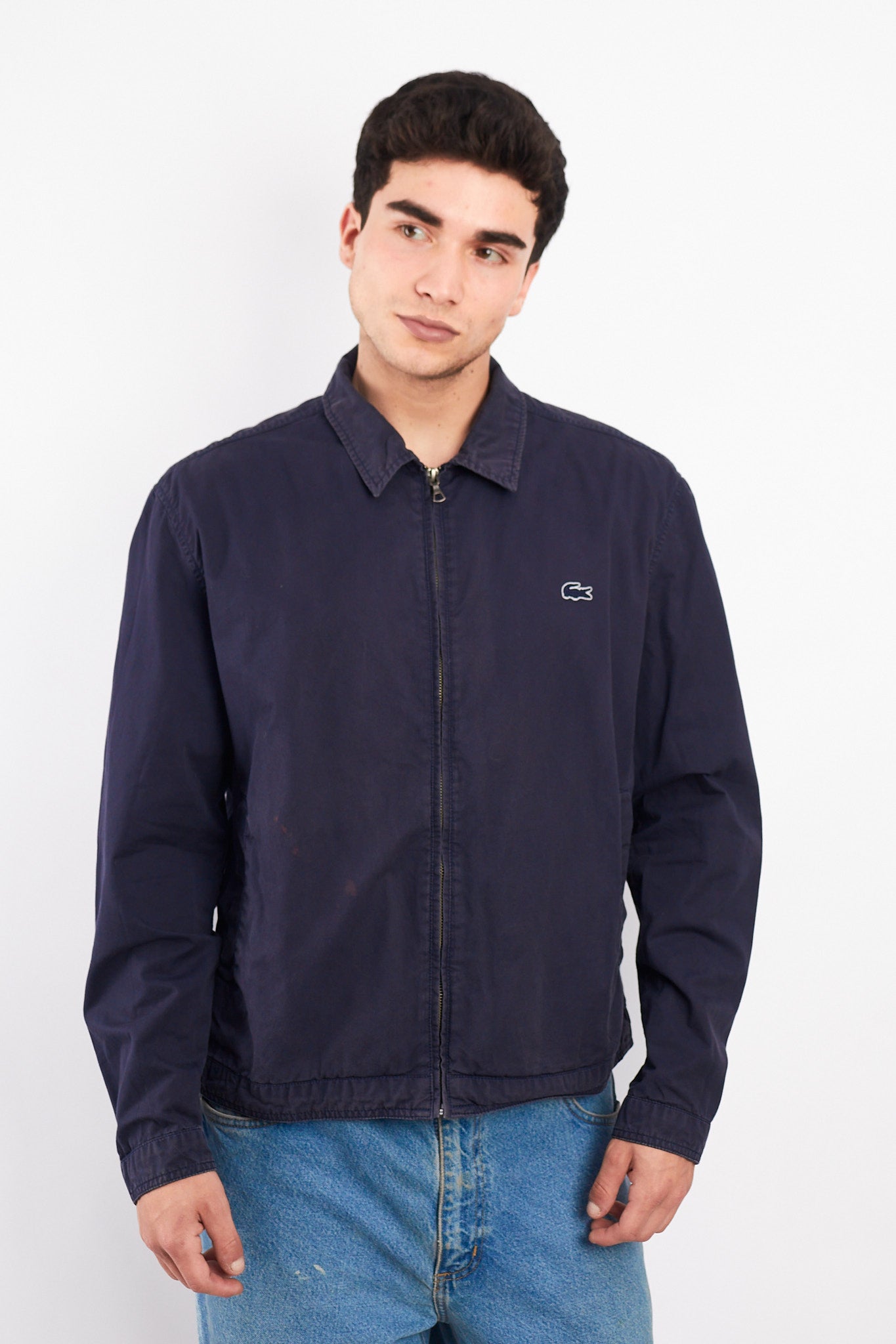 2000 Lacoste Navvy Harrington Jacket (M)