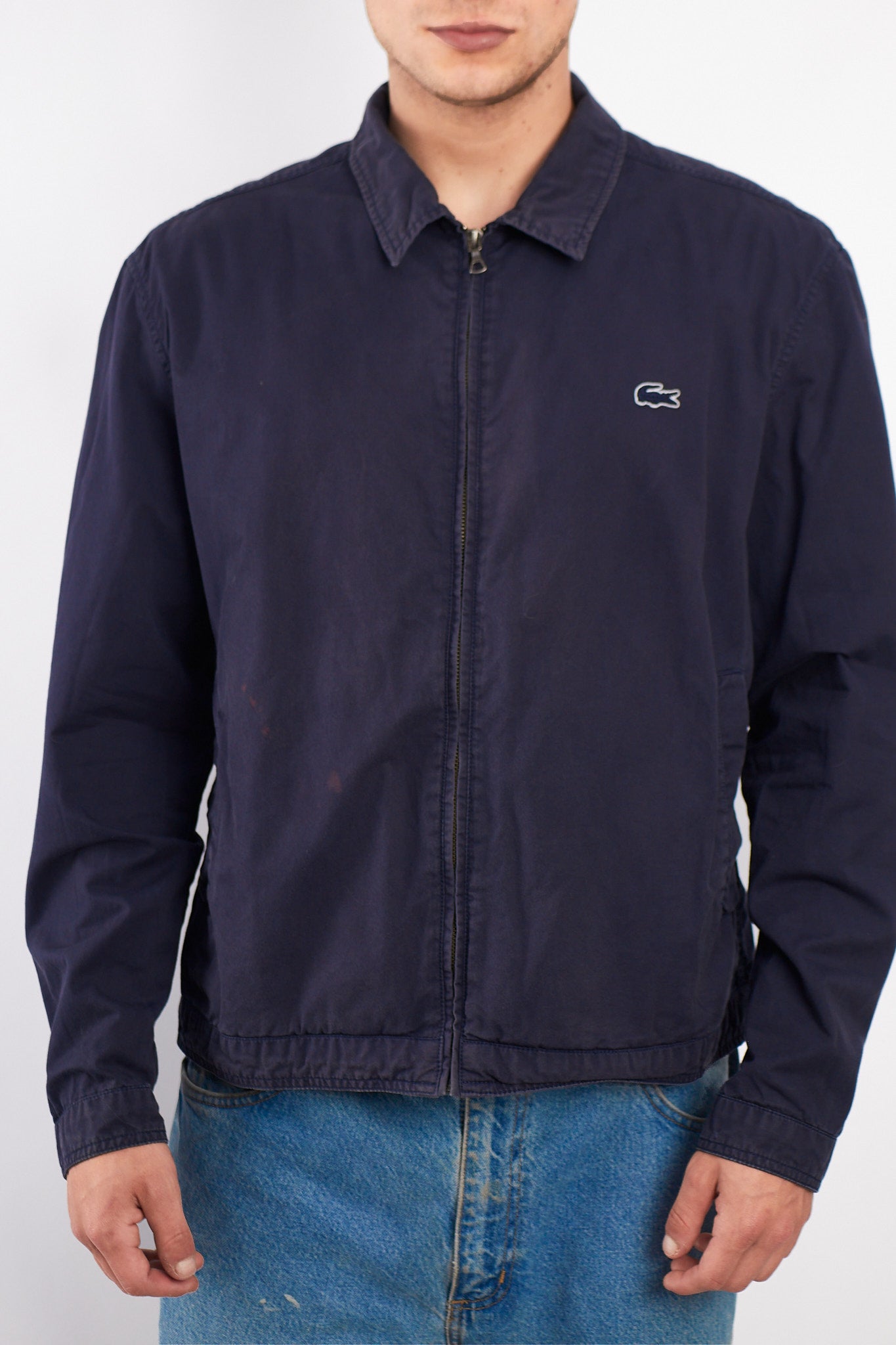 2000 Lacoste Navvy Harrington Jacket (M)