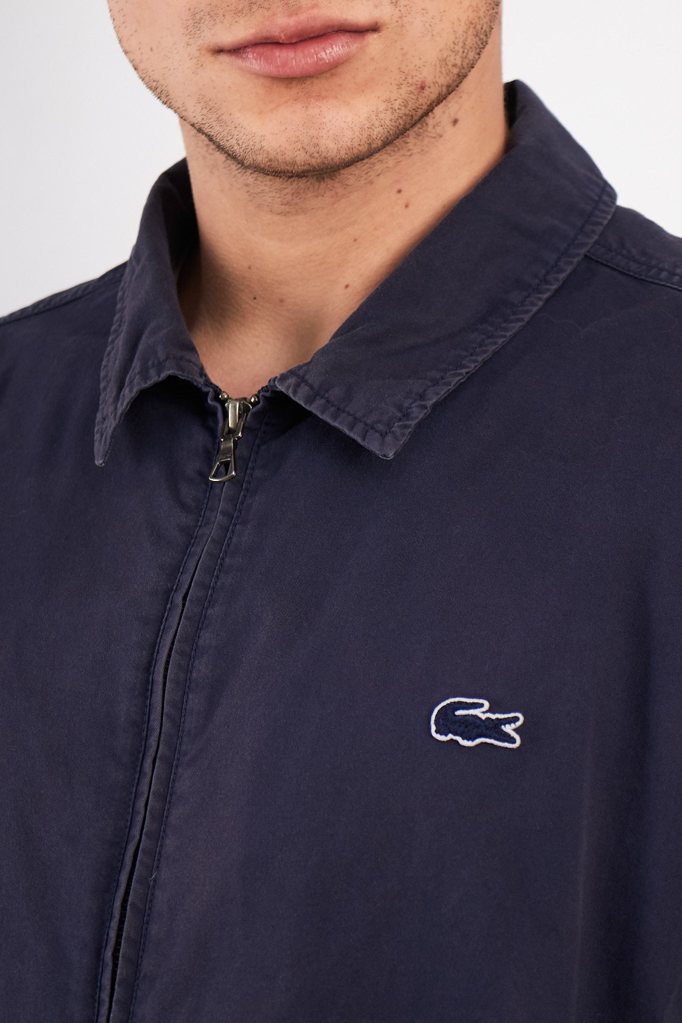 2000 Lacoste Navvy Harrington Jacket (M)