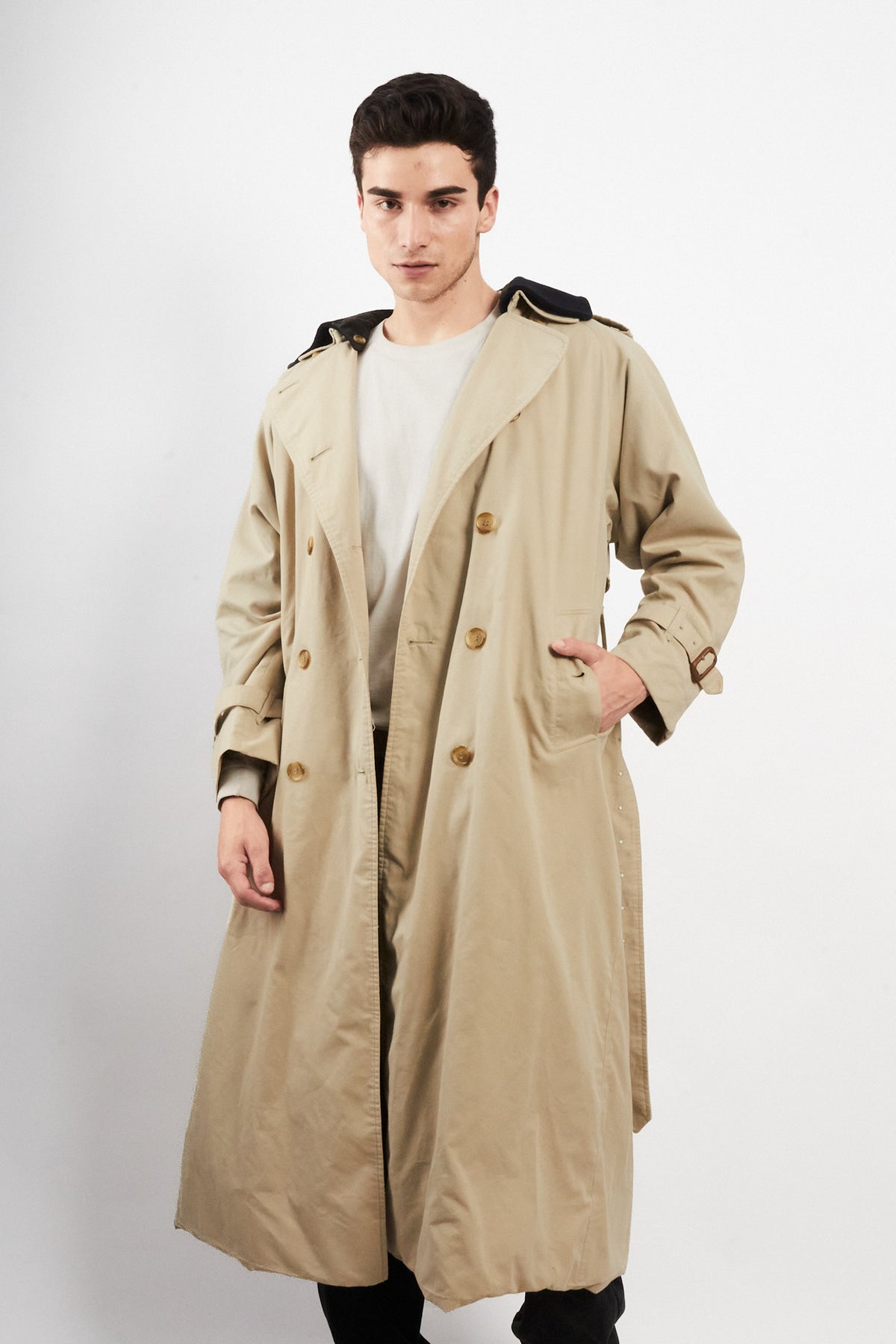 1990 Vintage Burberry's of London Beige Trench Coat (M/L)