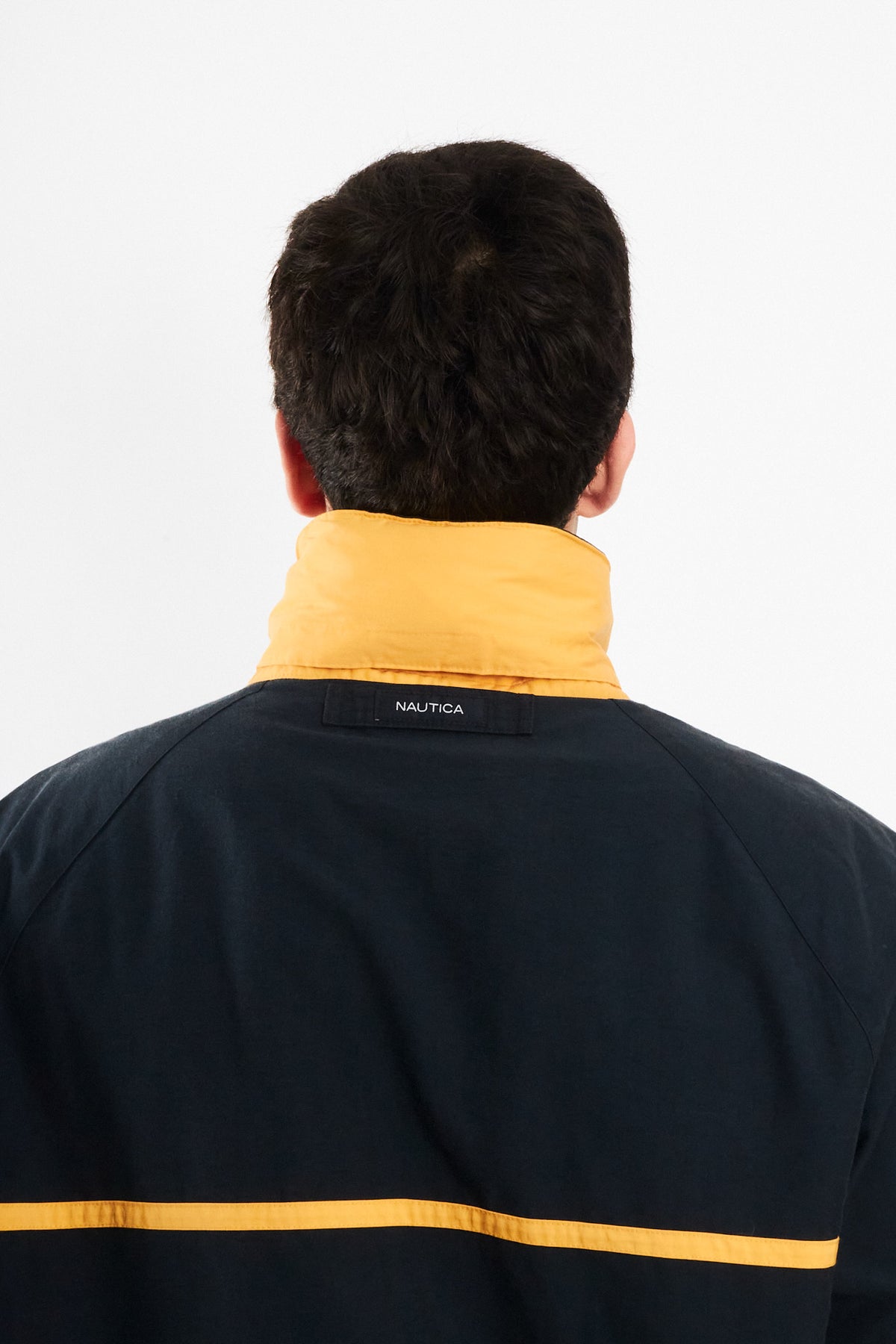 2000 Vintage Nautica Striped Spellout Jacket (M/L)