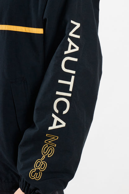 2000 Vintage Nautica Striped Spellout Jacket (M/L)