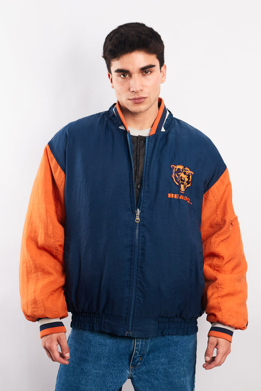 1990 Vintage Pro Player NFL Chicago Bears Reversible Puffer Jacket (M/L)