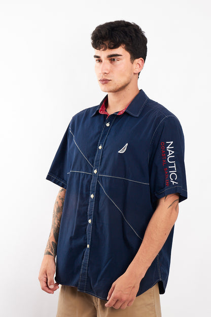 2000 Nautica Coastal Sailing Shirt (M/L)
