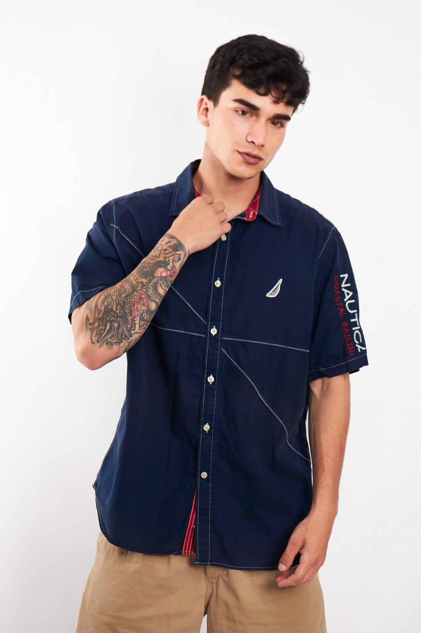 2000 Nautica Coastal Sailing Shirt (M/L)