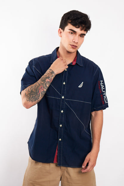 2000 Nautica Coastal Sailing Shirt (M/L)