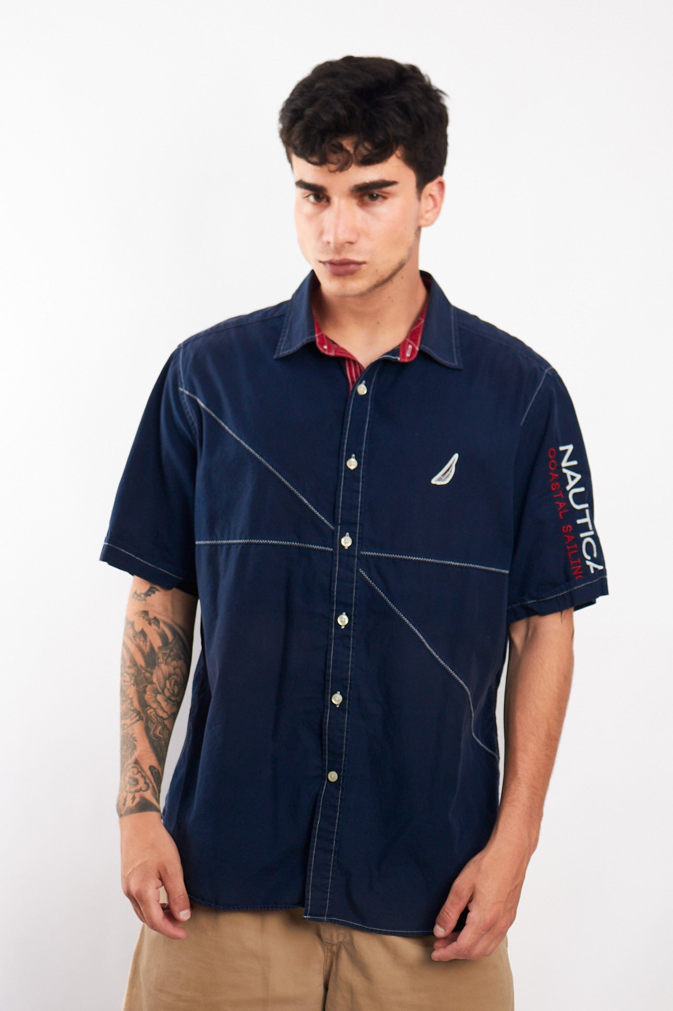 2000 Nautica Coastal Sailing Shirt (M/L)
