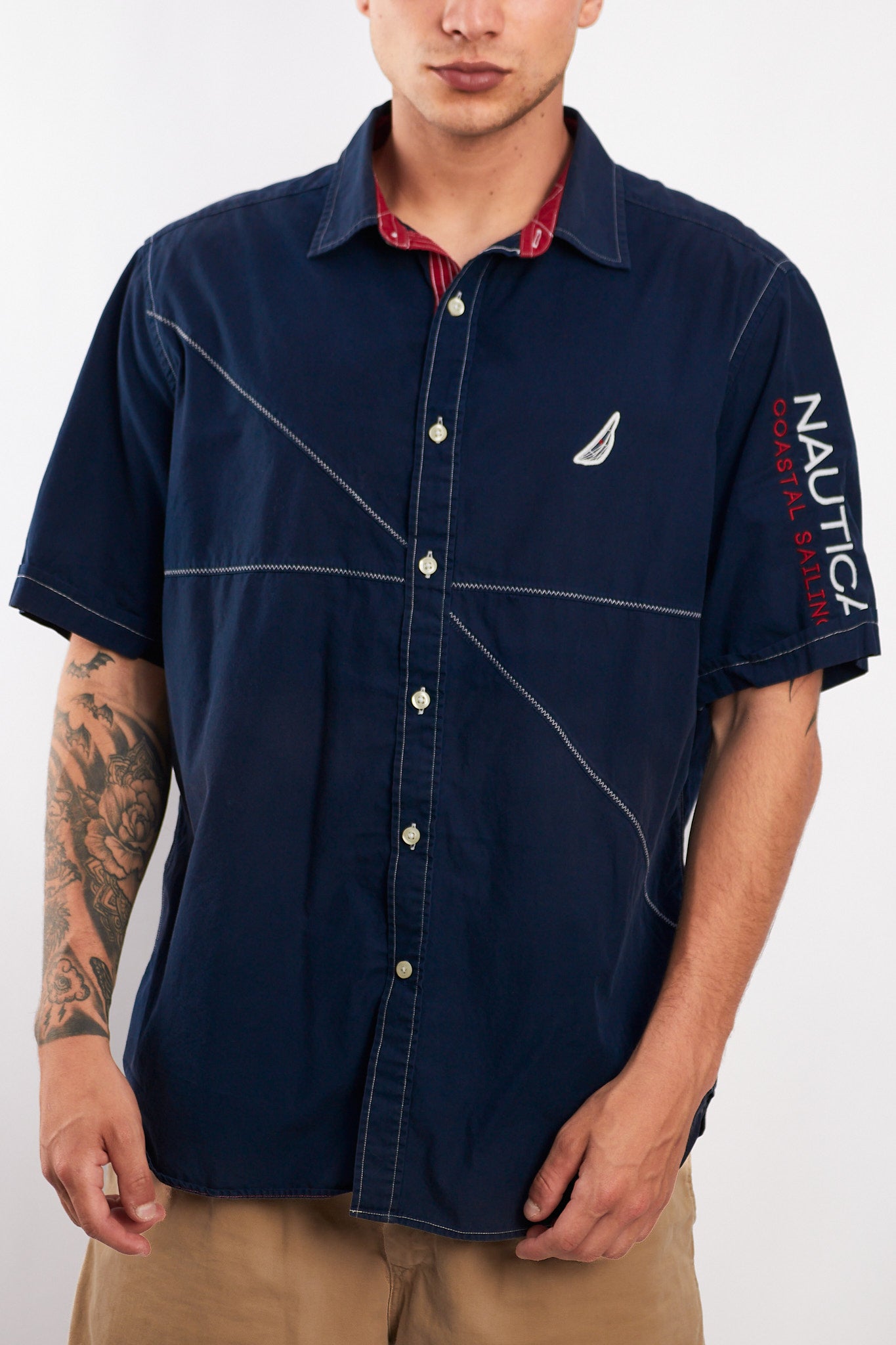 2000 Nautica Coastal Sailing Shirt (M/L)