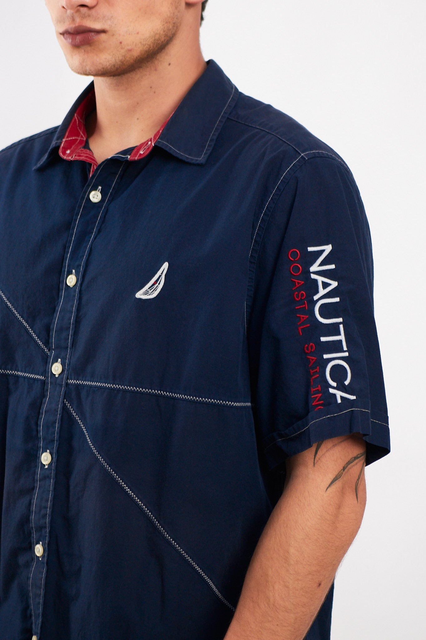 2000 Nautica Coastal Sailing Shirt (M/L)