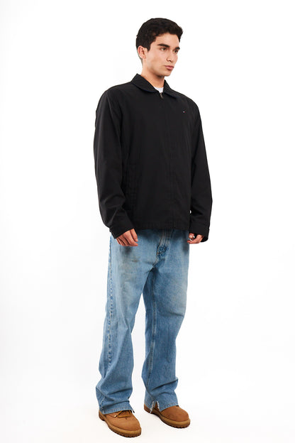 2010 Tommy Hilfiger Black Impermeable Harrington (L/XL)