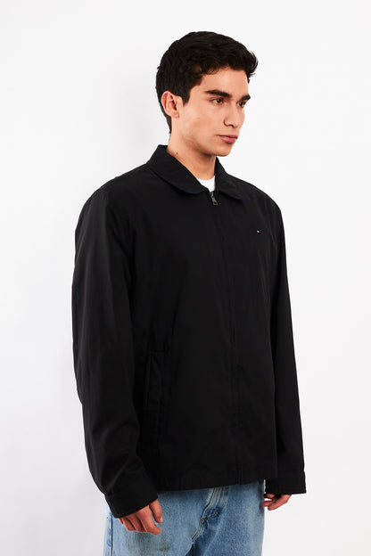 2010 Tommy Hilfiger Black Impermeable Harrington (L/XL)