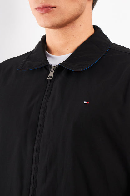 2010 Tommy Hilfiger Black Impermeable Harrington (L/XL)