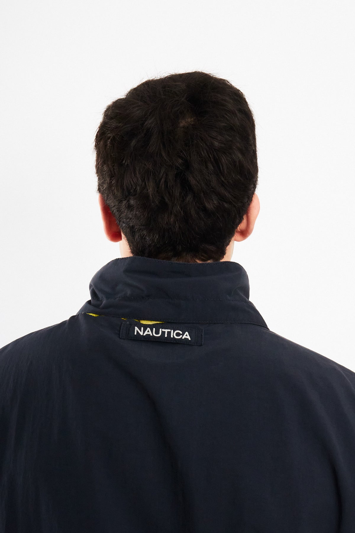 2010 Nautica Colorblock Retro Impermeable Spellout Jacket (L/XL)
