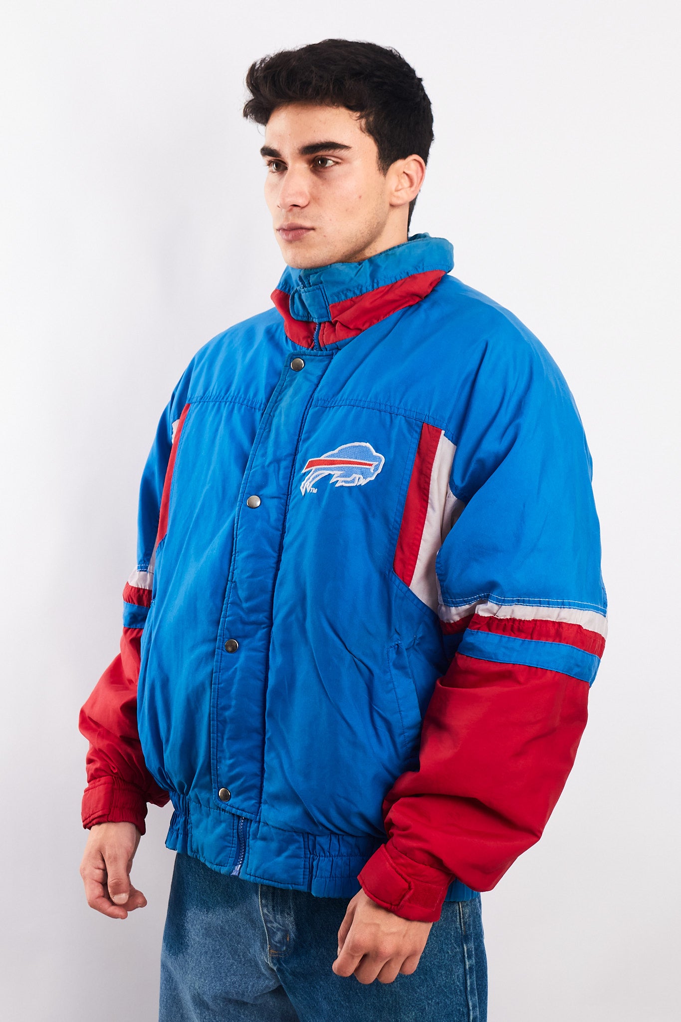 1990 NFL Gameday Buffalo Bills Padded Jacket  (M/L)
