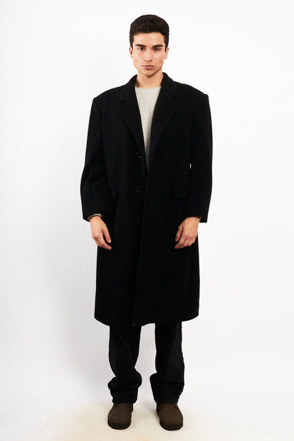 2000 Vintage Hugo Boss Wool Trench Coat (M/L)