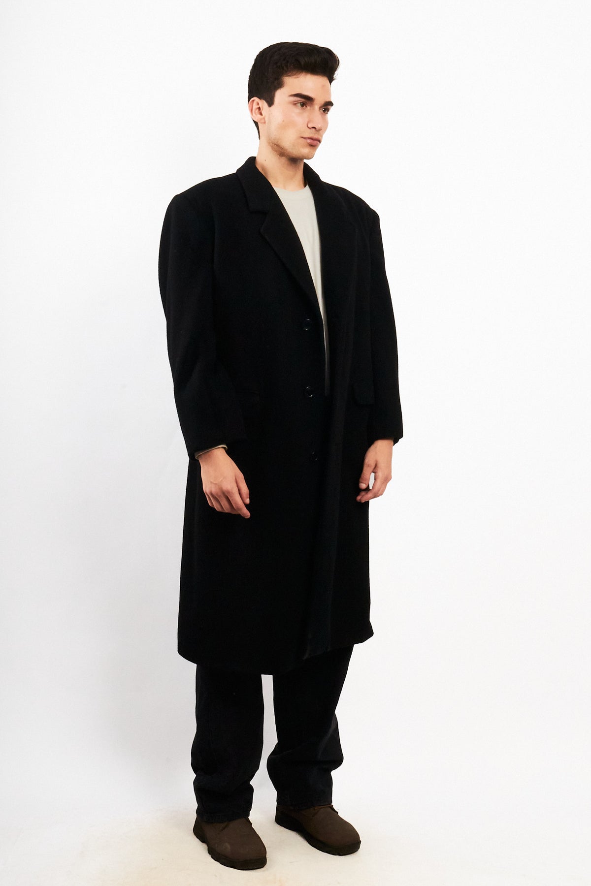 2000 Vintage Hugo Boss Wool Trench Coat (M/L)