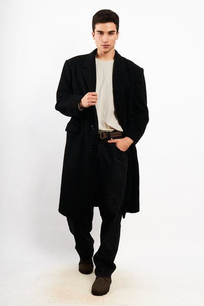 2000 Vintage Hugo Boss Wool Trench Coat (M/L)