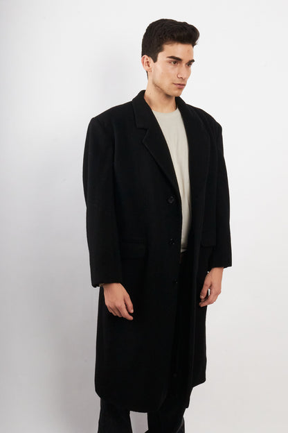 2000 Vintage Hugo Boss Wool Trench Coat (M/L)