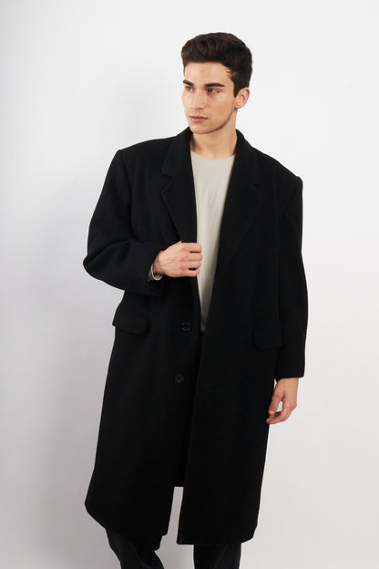 2000 Vintage Hugo Boss Wool Trench Coat (M/L)